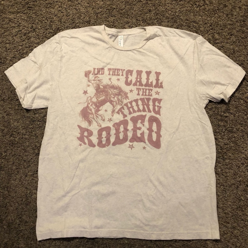 Graphic Rodeo T-Shirt - Cream